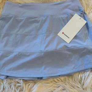 Lululemon Pace Rival Mid-Rise Light Blue/periwinkle Skirt- Long